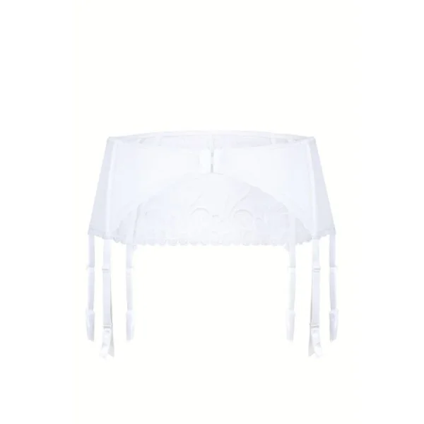 Anuk Strumpfgürtel Weiss von Róza kaufen | Fesselliebe