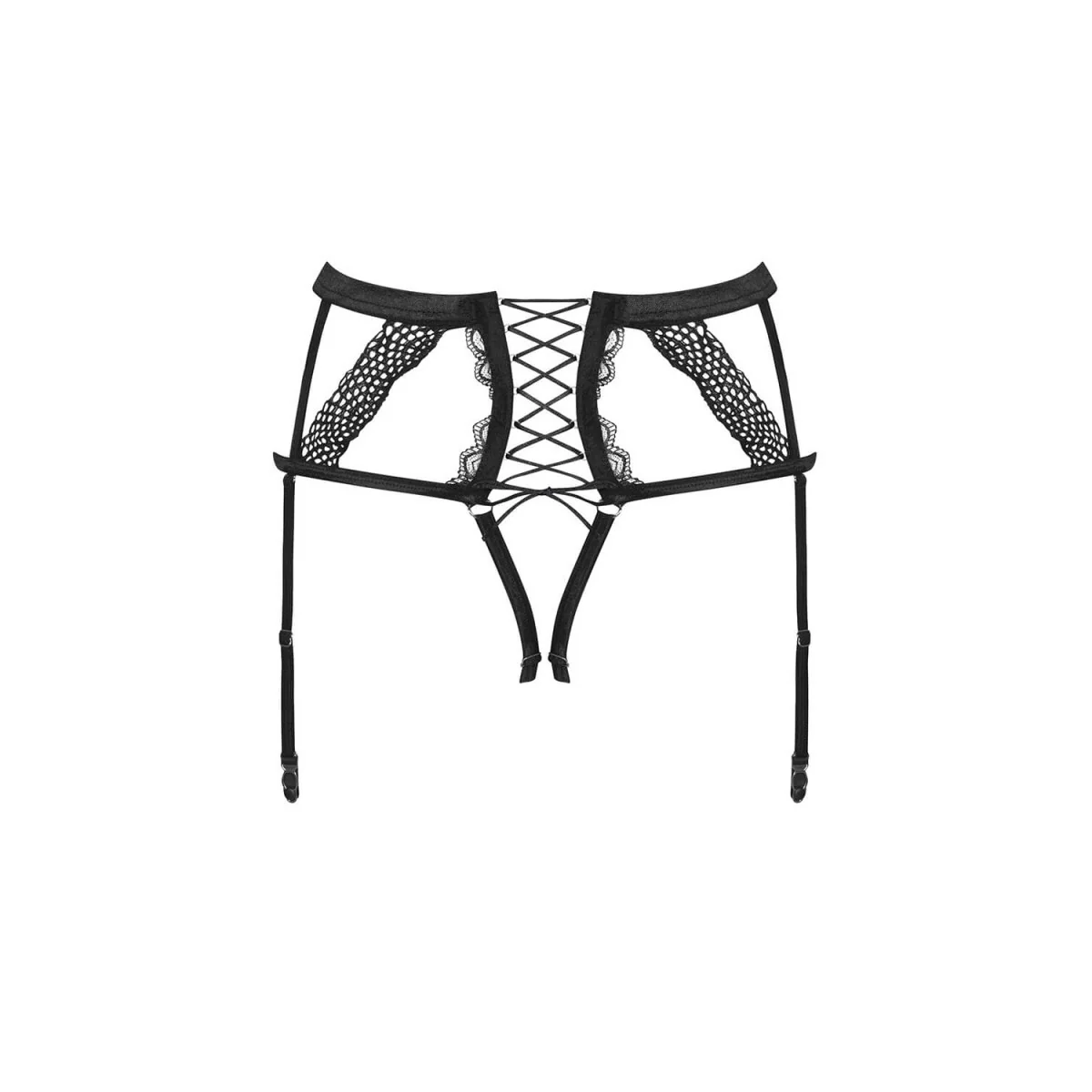 Bravelle Strumpfgürtel schwarz von Obsessive kaufen | Fesselliebe