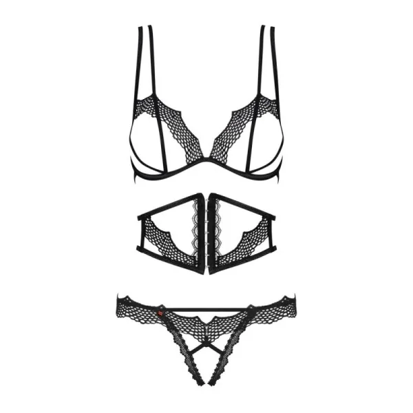 Bravelle 3er Set schwarz von Obsessive kaufen | Fesselliebe