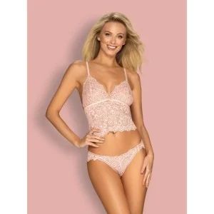 Delicanta Top & Höschen Pink von Obsessive