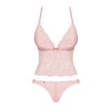 Delicanta Top & Höschen Pink von Obsessive | Fesselliebe.de