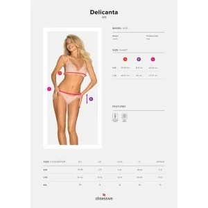 Delicanta 2er Set Pink von Obsessive