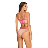 Nudelia Top & Höschen Pink von Obsessive | Fesselliebe.de