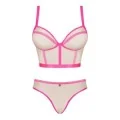 Nudelia Top & Höschen Pink von Obsessive