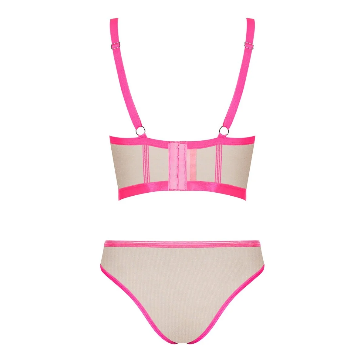 Nudelia Top & Höschen Pink von Obsessive | Fesselliebe.de