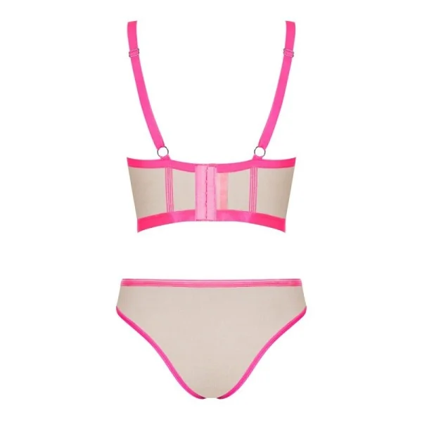 Nudelia Top & Höschen Pink von Obsessive | Fesselliebe.de