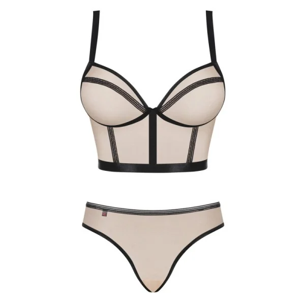 Nudelia Top & Höschen Nude von Obsessive kaufen | Fesselliebe