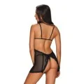 Millagro Chemise & Tanga Schwarz von Obsessive