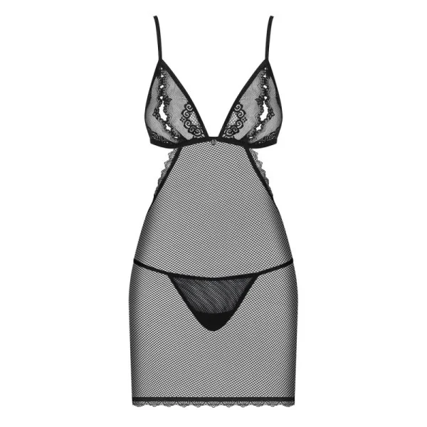 Millagro Chemise & Tanga schwarz von Obsessive kaufen | Fesselliebe