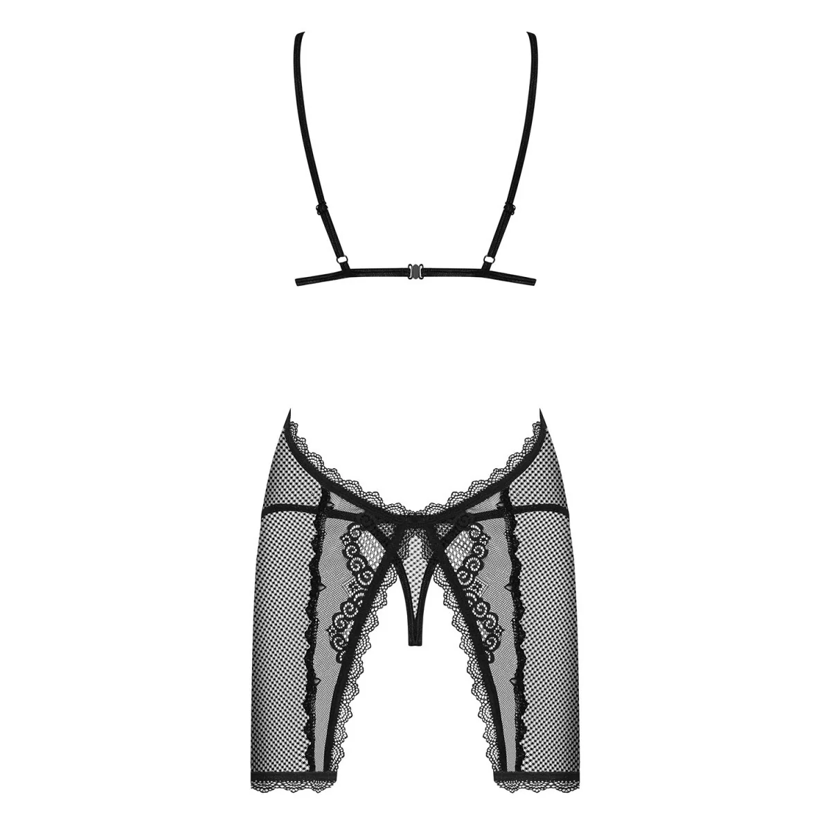 Millagro Chemise & Tanga schwarz von Obsessive kaufen | Fesselliebe