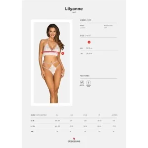 Lilyanne 2er Set Weiss von Obsessive