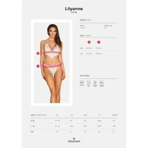 Lilyanne Body Weiss von Obsessive