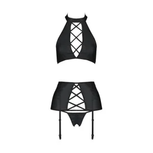 Nancy 3er Set Schwarz von Passion-Exklusiv