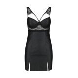 Loona Chemise & Tanga Schwarz von Passion-Exklusiv | Fesselliebe.de