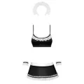 Maid 5er Kostüm Schwarz-Weiss von Obsessive