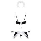 Maid 5er Kostüm Schwarz-Weiss von Obsessive | Fesselliebe.de