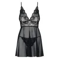 Idillia Babydoll & Tanga Schwarz von Obsessive