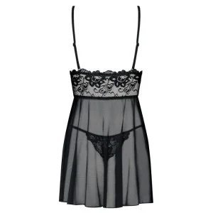Idillia Babydoll & Tanga Schwarz von Obsessive