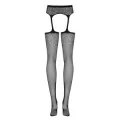 Garter Strümpfen S207 Schwarz von Obsessive