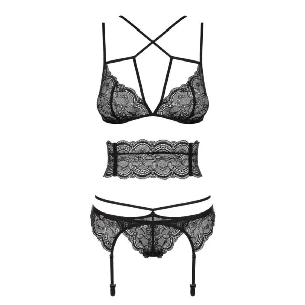 Frivolla 4er Set schwarz von Obsessive kaufen | Fesselliebe