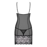 Alluria Chemise & Tanga Schwarz von Obsessive | Fesselliebe.de