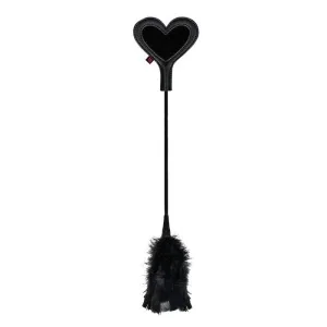 Crop & Tickler Schwarz A704 von Obsessive