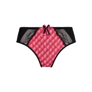 Plus Size Panty Pink-Schwarz V-8463 von Axami Size Plus