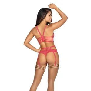 Strumpfgürtel Pink V-9552 von Axami