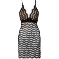 Babydoll & String Schwarz V-9579 von Axami