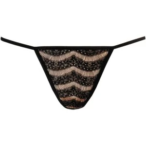 Babydoll & String Schwarz V-9579 von Axami