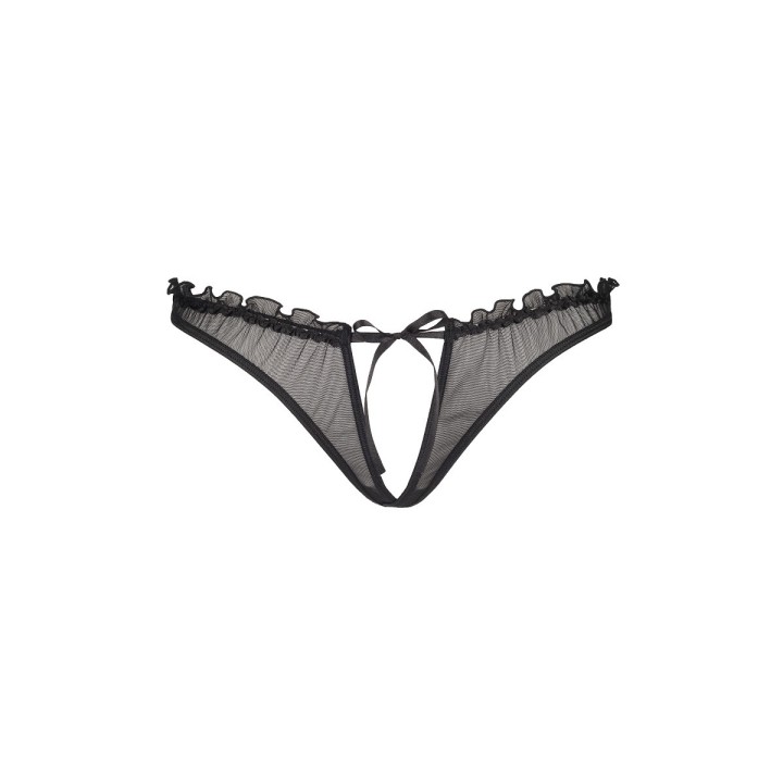 Plus Size String Schwarz V-8758 von Axami Size Plus | Fesselliebe.de