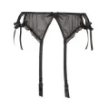 Plus Size Strumpfgürtel Schwarz V-8752 von Axami Size Plus