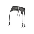 Plus Size Strumpfgürtel Schwarz V-8752 von Axami Size Plus