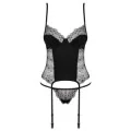 Sharlotte Korsett & Tanga Schwarz von Obsessive