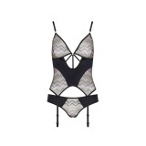 Lagerta Korsett & Tanga Schwarz von Casmir | Fesselliebe.de