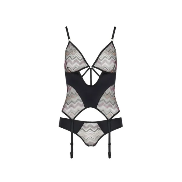 Lagerta Korsett & Tanga schwarz von Casmir kaufen | Fesselliebe