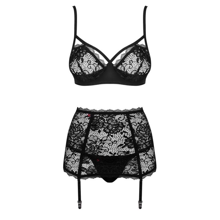 Peonesia 3er Set Schwarz von Obsessive | Fesselliebe.de