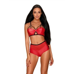 Leatheria 2er Set Rot von Obsessive | Fesselliebe.de