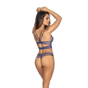 String Blau V-9618 von Axami