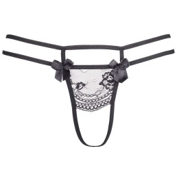 Plus Size String Schwarz V-8698 von Axami Size Plus | Fesselliebe.de