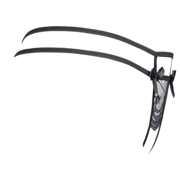 Plus Size String schwarz V-8698 von Axami Size Plus kaufen | Fesselliebe