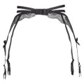 Plus Size Strumpfgürtel Schwarz V-8692 von Axami Size Plus