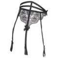 Plus Size Strumpfgürtel Schwarz V-8692 von Axami Size Plus