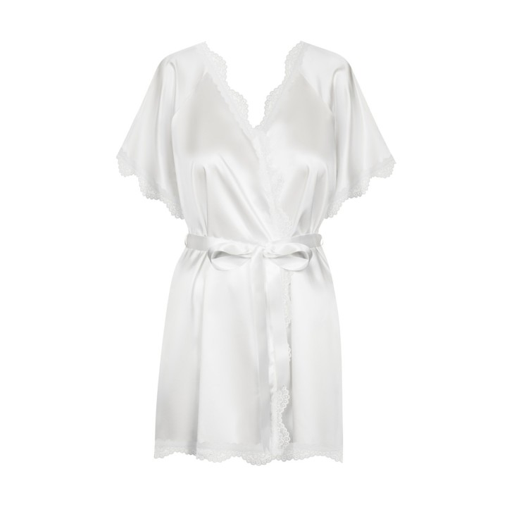 Prima Neve Peignoir Weiss von Obsessive | Fesselliebe.de