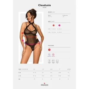 Claudusia 2er Set Schwarz von Obsessive
