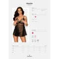 Heartia Babydoll & Tanga Schwarz von Obsessive