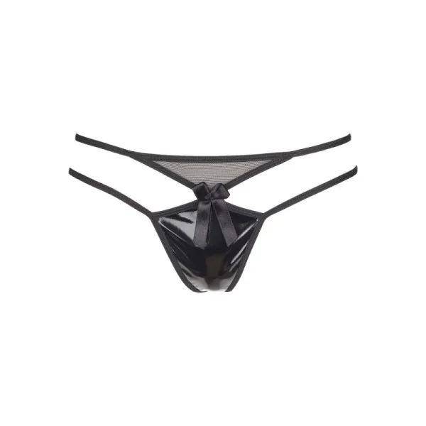 Plus Size String schwarz V-8738 von Axami Size Plus kaufen | Fesselliebe