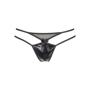 Plus Size String schwarz V-8738 von Axami Size Plus kaufen | Fesselliebe