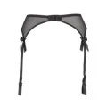 Plus Size Strumpfgürtel Schwarz V-8732 von Axami Size Plus