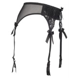 Plus Size Strumpfgürtel Schwarz V-8732 von Axami Size Plus | Fesselliebe.de